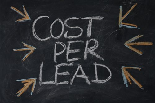 Cost Per Lead chalkboard | Online Advertising Guide for Therapists | Brighter Vision Web Solutions | Therapist Websites & Marketing for Therapists | Marketing Blog for Therapists