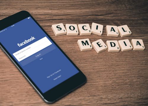 Social media scrabble tiles | An Ultimate SEO Checklist for Your Private Practice | Brighter Vision | Marketing Blog for Therapists