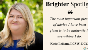 Featured image | Brighter Spotlight with Katie Leikam | Brighter Vision Web Solutions | Therapist Websites & Marketing for Therapists