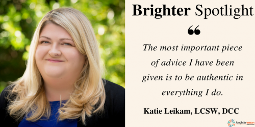 Featured image | Brighter Spotlight with Katie Leikam | Brighter Vision Web Solutions | Therapist Websites & Marketing for Therapists