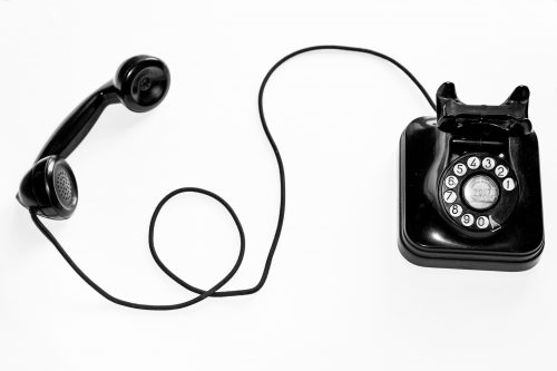 Old black phone off the hook | Customer Service Is A Powerful Therapy Growth Strategy | Brighter Vision Web Solutions | Therapist Websites & Marketing for Therapists | Marketing Blog for Therapists