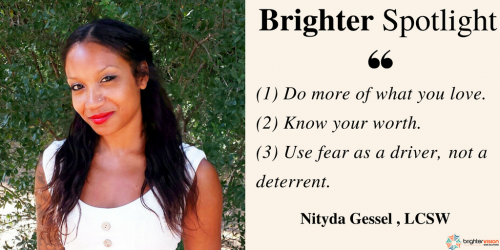 Featured image | Brighter Spotlight with Nityda Gessel | Brighter Vision Web Solutions | Therapist Websites & Marketing for Therapists | Marketing Blog for Therapists