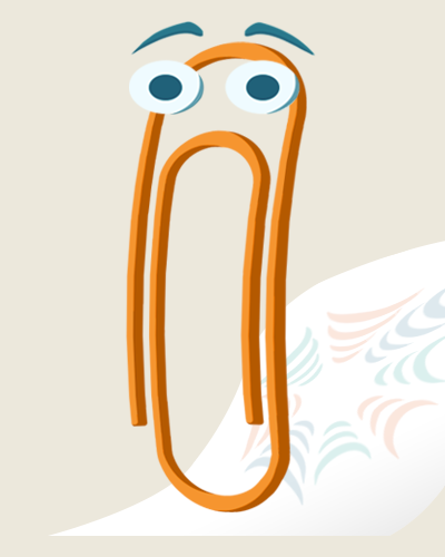 Clippy mascot | Behind the Vision: Katy, SEO Support Specialist | Brighter Vision Web Solutions | Therapist Websites & Marketing Solutions