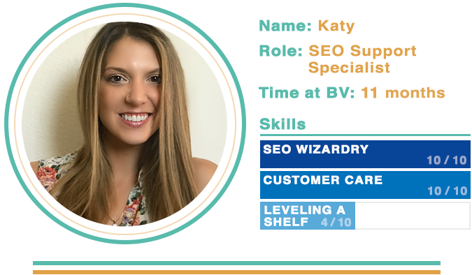 Bio headshot | Behind the Vision: Katy, SEO Support Specialist | Brighter Vision Web Solutions | Therapist Websites & Marketing Solutions