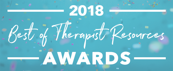 Banner | 2018 Best of Therapist Resources Awards | Brighter Vision | Therapist Websites & Marketing Solutions