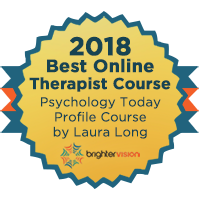 2018 Best Online Therapist Course badge | Winners of the 2018 Best of Therapist Resources Awards | Brighter Vision Web Solutions | Marketing Blog for Therapists