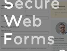 Featured image | Take Your Therapist Website to the Next Level with an Embedded Secure Web Form | Brighter Vision Web Solutions | Marketing Blog for Therapists
