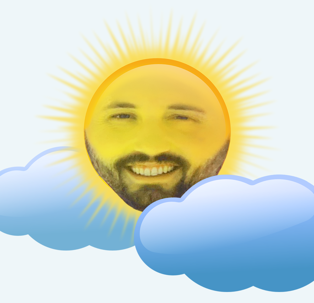 Zach as a sun | Behind the Vision: Zach, Director of Development | Brighter Vision Web Solutions | Therapist Websites & Marketing Solutions