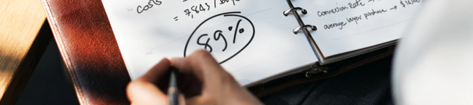 89% circled | How to Find Out if Your Private Practice Online Marketing is Actually Working | Brighter Vision Web Solutions | Marketing Blog for Therapists