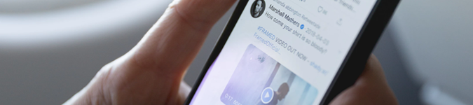 iPhone screen on twitter | The Best Practices for Therapist Marketing on Twitter in 2019 | Brighter Vision Marketing Blog for Therapists | Therapist Websites & Marketing for Therapists
