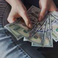 $100 bills | 5 Ways Therapists Can Add a New Source of Income | Brighter Vision Web Solutions | Therapist Websites & Marketing for Therapists | Marketing Blog for Therapists