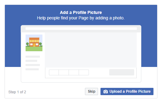 Facebook add a profile picture | The Therapist’s Guide to Creating an Awesome Facebook Business Page | Brighter Vision Web Solutions | Marketing Blog for Therapists