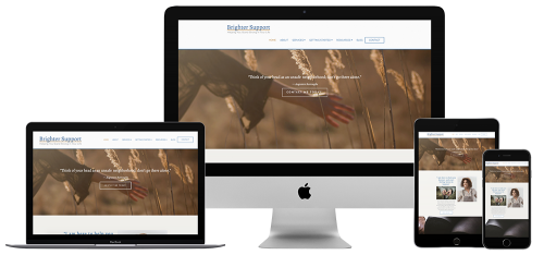 Responsive Website Design | New Therapist Website Theme: Denver | Brighter Vision Web Solutions | Custom Websites for Therapists