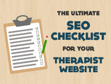 Featured image | SEO Checklist for Therapist Websites | Brighter Vision Web Solutions | Marketing Blog for Therapists