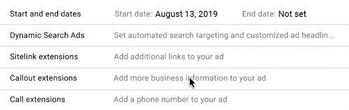 Ad extensions | The 6-Step Guide to Mastering Google Ads for Therapists | Brighter Vision | Marketing Blog for Therapists