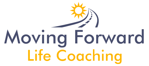 Logo | Moving Forward Life Coaching | Brighter Spotlight with Tracy Baranauskas | Brighter Vision | Marketing Blog for Therapists