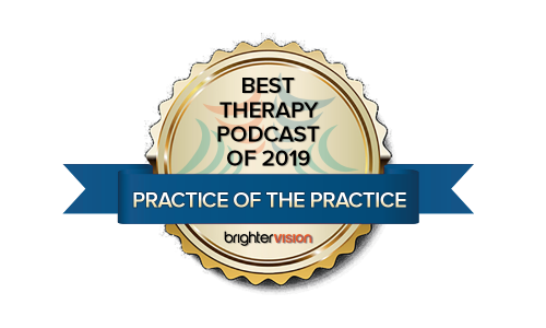 Winner Badge | Practice of the Practice | Best Therapy Podcast of 2019