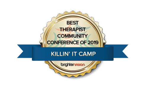 Winner Badge | Killin' It Camp| Best Therapist Community Conference of 2019