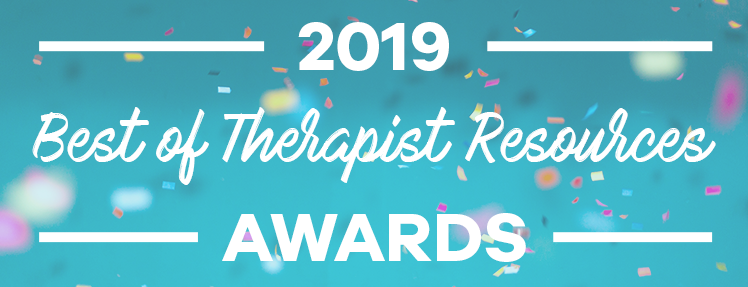 Banner | 2019 Best of Therapist Resources Awards | Brighter Vision | Therapist Websites & Marketing Solutions