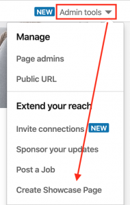Create showcase page | How to Set up a LinkedIn Company Page for Your Private Practice | Brighter Vision | Marketing Blog for Therapists