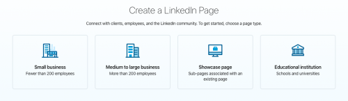 4 page types | How to Set up a LinkedIn Company Page for Your Private Practice | Brighter Vision | Marketing Blog for Therapists