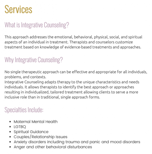 Scannable content example | 10 Reasons Why Visitors Will Leave Your Website in 10 Seconds | Brighter Vision | Marketing Blog for Therapists