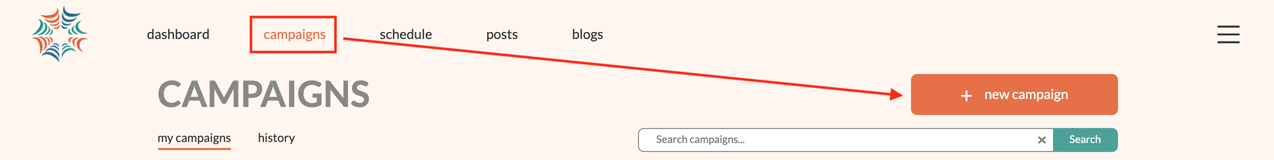 Step 1 screenshot | How to Use Social Genie to Communicate About COVID-19 to Your Community | Brighter Vision | Therapist Marketing Blog