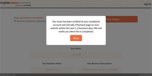 Step 8 | Just Released: Brighter Vision Payments | Marketing Blog for Therapists