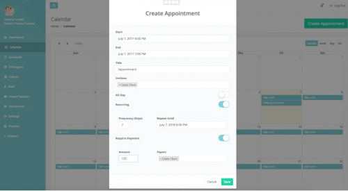 Appointment Scheduler | Telehealth Platform Option: thera-LINK | Brighter Vision | Marketing Blog for Therapists