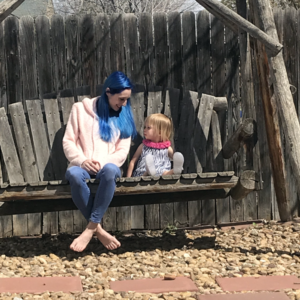 Emily and her niece | Behind the Vision: Emily, Senior Lead Developer | Brighter Vision | Marketing Blog for Therapists