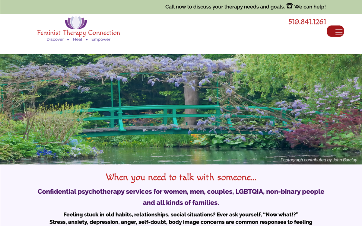 Feminist Therapy Connection website | Behind the Vision: Emily, Senior Lead Developer | Brighter Vision | Marketing Blog for Therapists