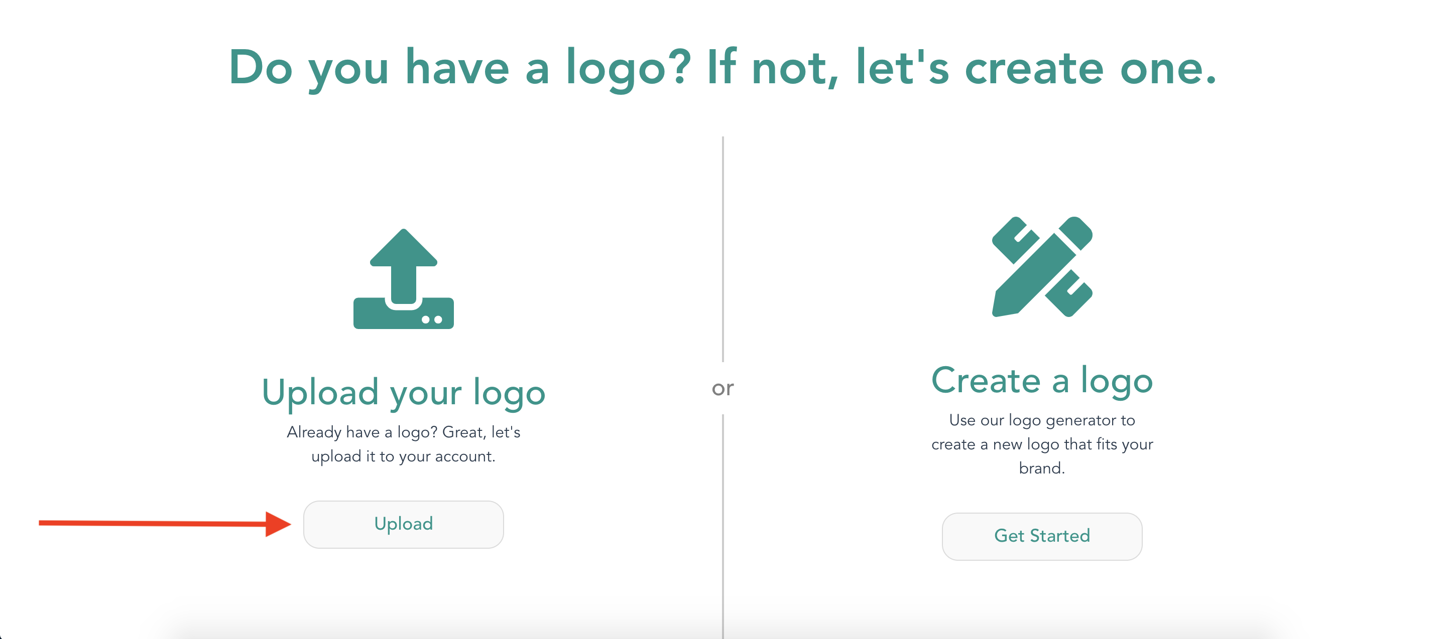 Upload your logo | Virtual Design Intake | Brighter Vision | Therapist Website Design