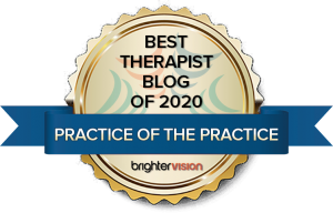 Winner badge | Practice of the Practice | Best Therapist Blog of 2020