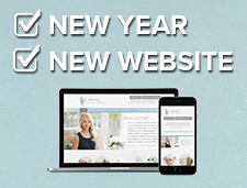 Featured image | New Year, New Website | Brighter Vision | Marketing Blog for Therapists